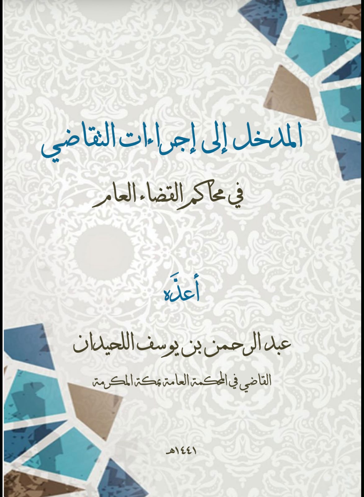 المدخل الى اجراءات التقاضي في محاكم القضاء العام